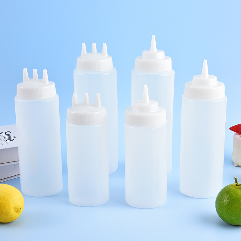 Пластиковая бутылка для соуса для салата, бутылка с дозатором, кухонная бутылка для соуса, бутылка для масла для салата, ПЭ материал, банка для варенья
