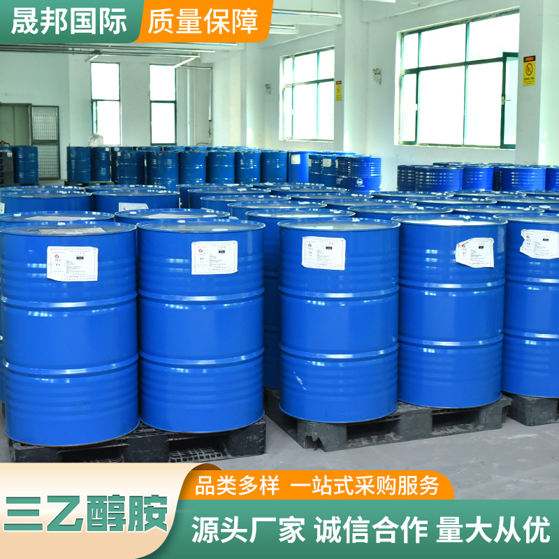 Industrial Grade Cement Grinding Aid, Colorless Transparent Lubricant, Thickening Agent, Cosmetics Neutralizing Emulsifying Humidifying Agent, Triethanolamine