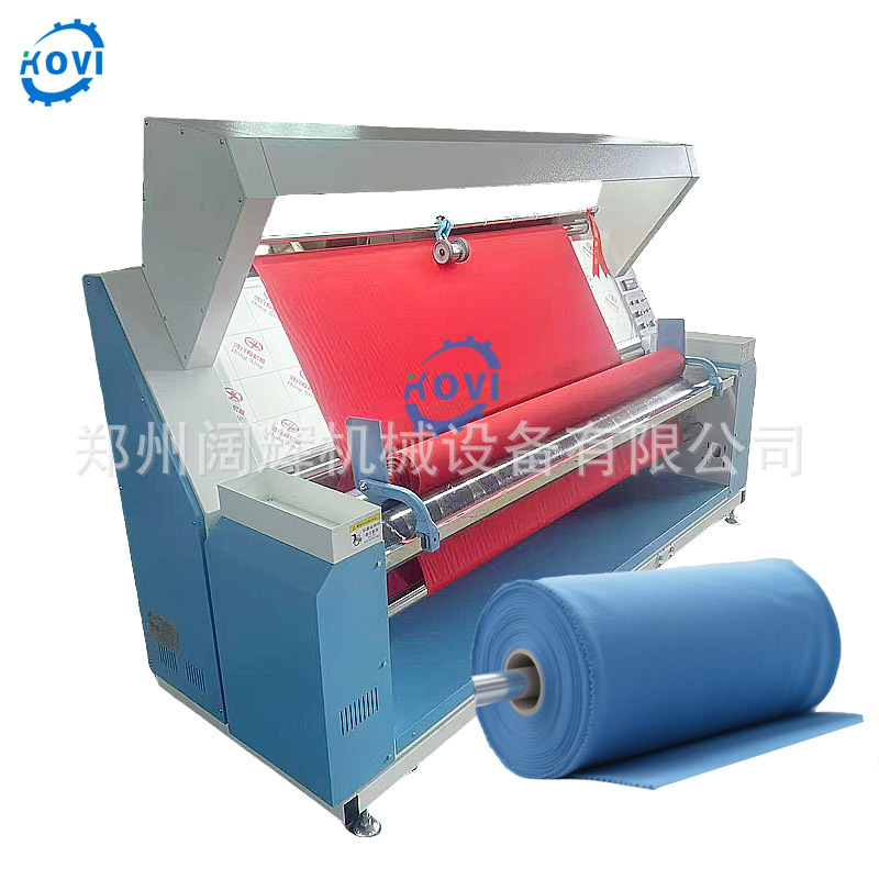 Factory Direct Sales Multifunctional Automatic Edge-To-Edge Fabric Inspection Machine, Rewinding Machine, Meter Code Table Interchangeable Cloth Rewinding Machine