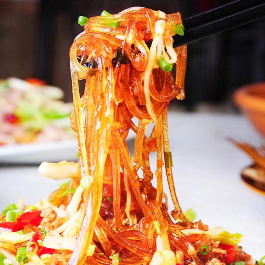 Taibo sweet potato vermicelli 3kg gift box handmade farm hot pot vermicelli fresh sweet potato powder sweet potato powder wholesale