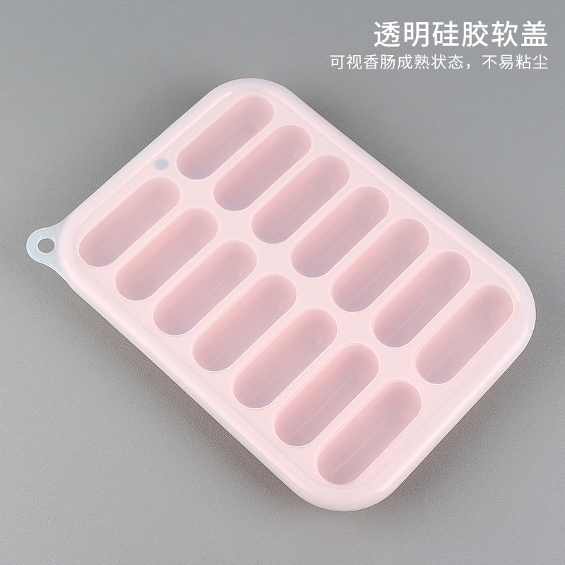 Baking Mold Silicone Sausage Mold DIY Baby Food Mold Hot Dog Sausage Mold 14 Even Sausage Mold