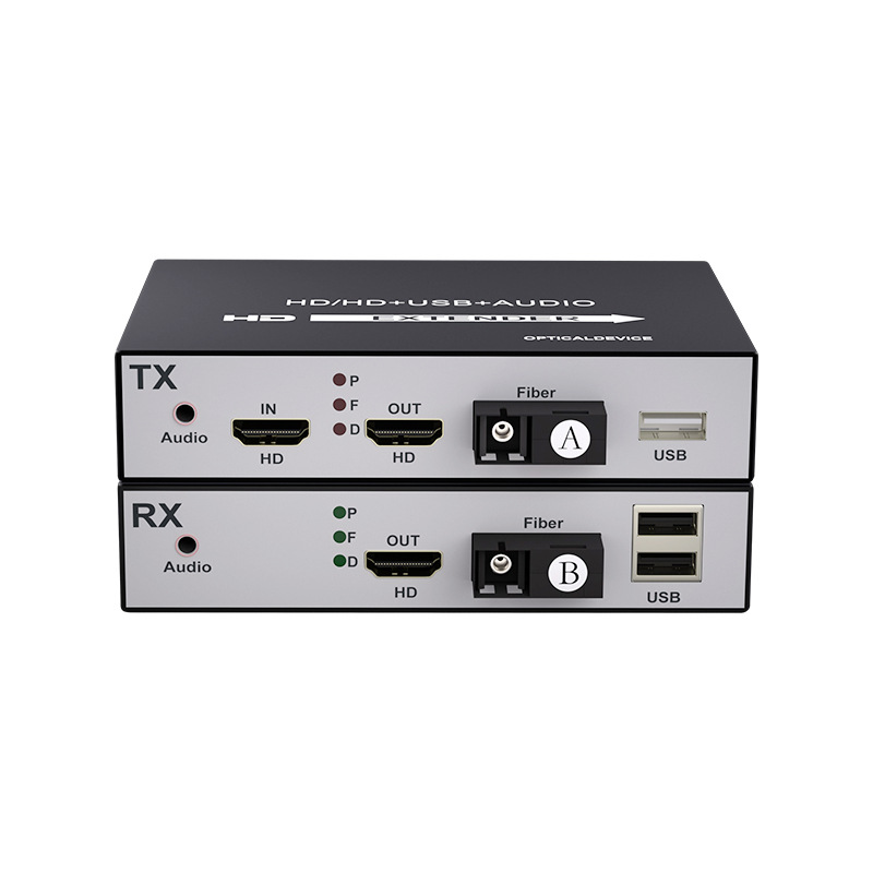 Pinwei HDMI Audio and Video Optical Transceiver HDMI Optical Fiber Transceiver Kvm Optical Fiber Extender Transmission Hd 1080P