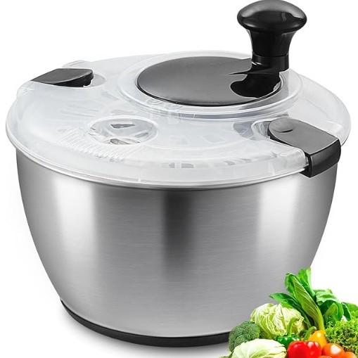 Дегидратор для овощей из нержавеющей стали, корзина для мытья овощей, кухонные принадлежности, ручная сушилка, ящик для яиц из нержавеющей стали