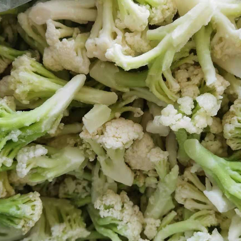 Frozen White Cauliflower, Quick-Frozen Green Stem Cauliflower, Group Meal, Fast Food Hotel, Large Batch Supply