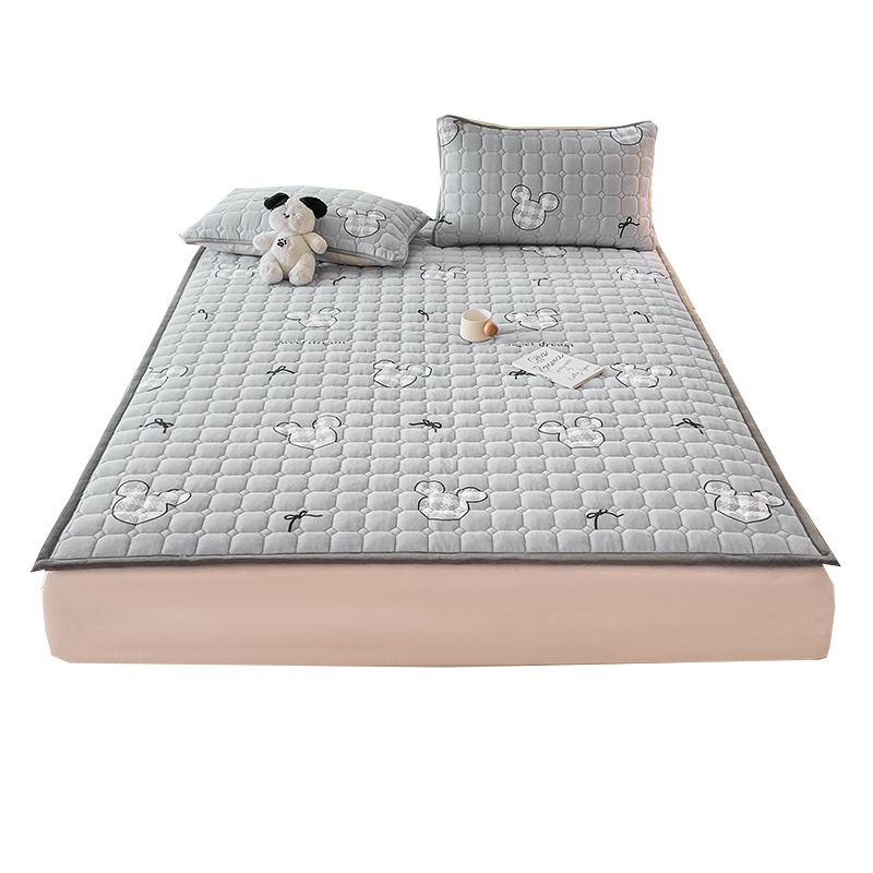 Milk Flannel Mattress Mattress Blanket Bed Dormitory Single Mattress Soft Cushion Home Winter Thickeneding and Warmth