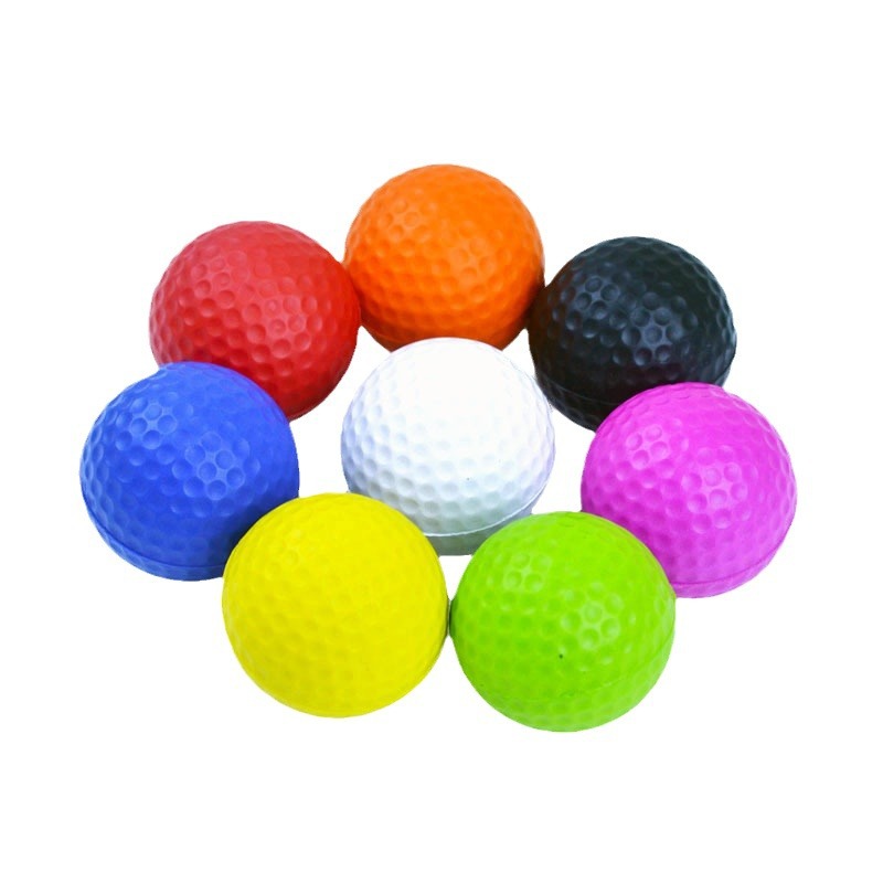 Indoor golf soft ball golf Pu ball golf sponge ball foam ball colorful children's toy ball