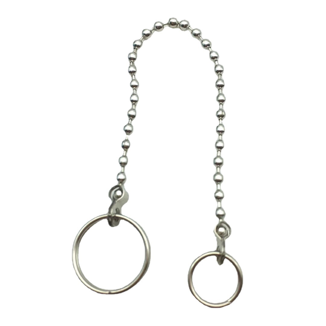 Factory wholesale in stock glass bead chain stainless steel glass bead chain color glass bead chain Welcome to order