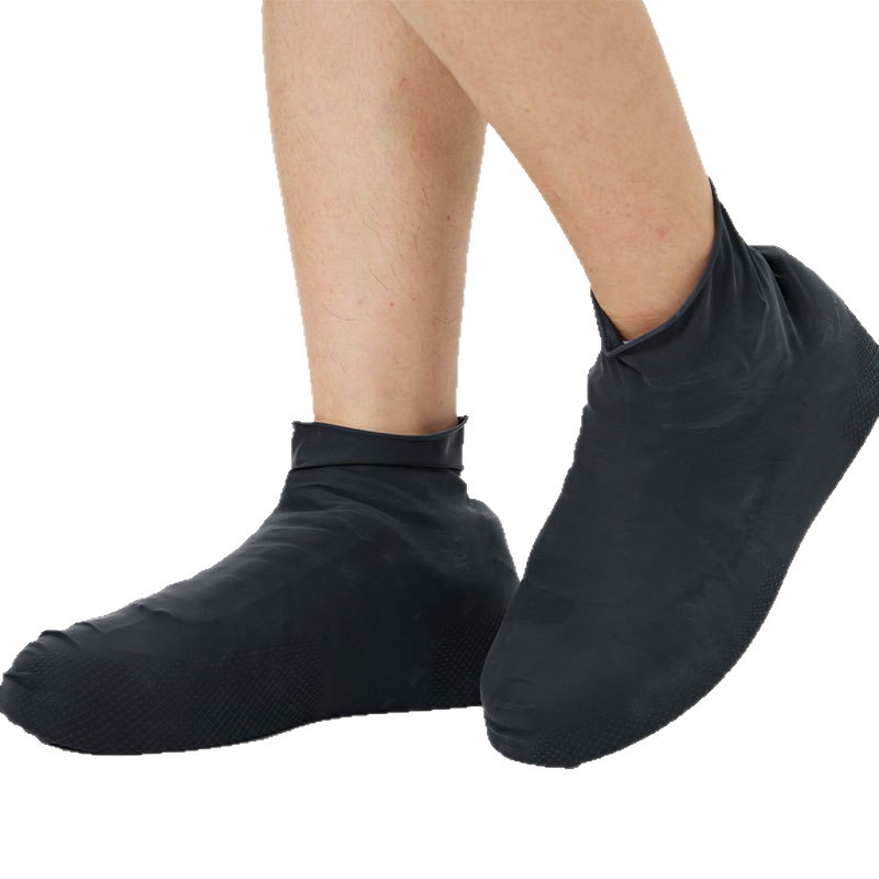 Snow-Proof Shoe Covers, Latex Rain-Proof Shoe Covers, Thickeneded and Wear-Resistant Outdoor Waterproof Silicone Shoe Covers, Rain-Proof Non-Slip Rain Boot Covers