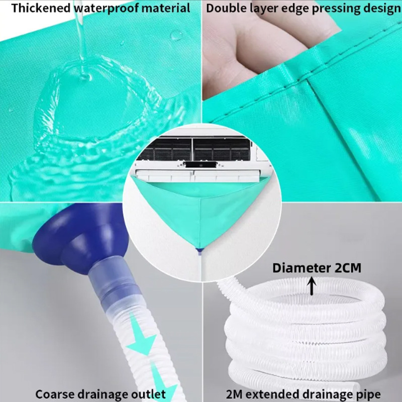 No-Disassembly Cleaning Air Conditioner Water Cover Full Set of Cleaning Agent Tools Water Bag Internal and External Machine Hanging Machine Universal Cleaning Set