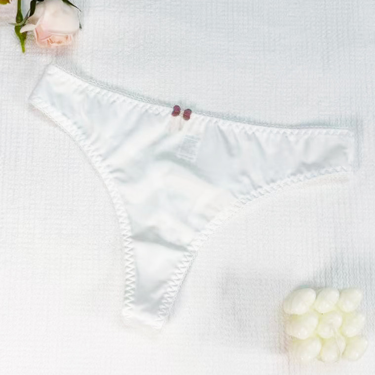 Cross-Border Women's Large Size Underwear, Seamless, Breathable, Printed Letters, Sexy Pure Desire, European and American Fat mm Thong