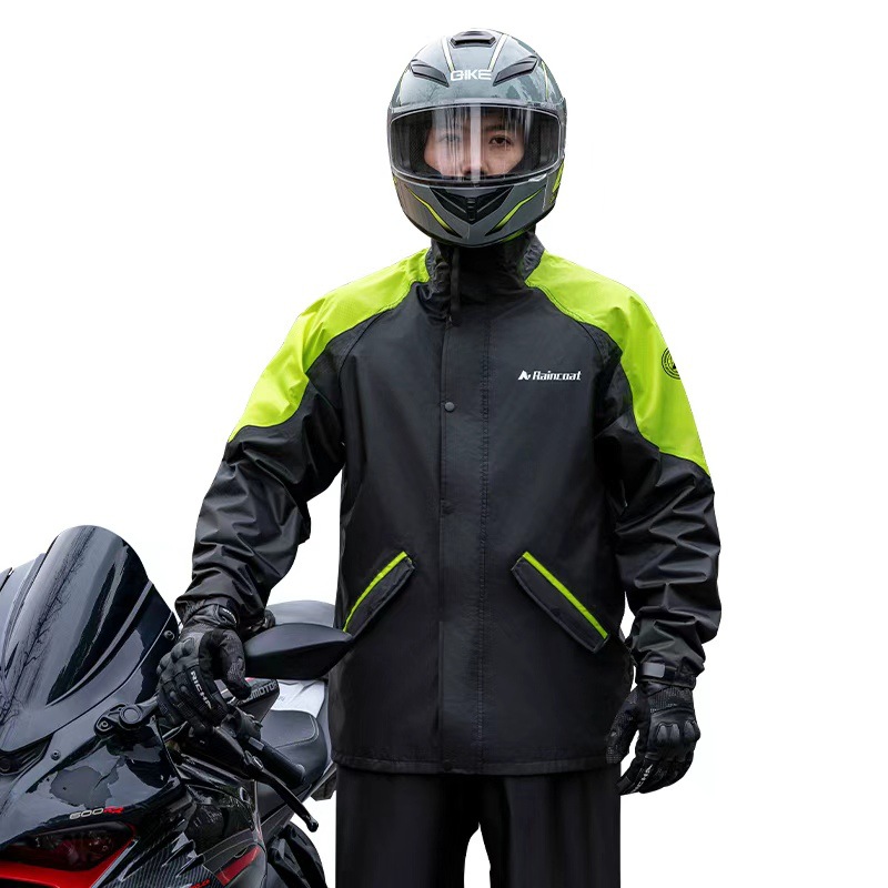Cross-Border Motorcycle Raincoat Riding Men's Split Suit Takeaway Rider Electric Vehicle Rainproof Poncho