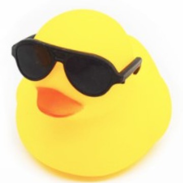 3cm Sunglasses Mini Small Glasses Play House Neighbor Milk Tea Shop No. 8 Little Yellow Duck Social Duck Accessories