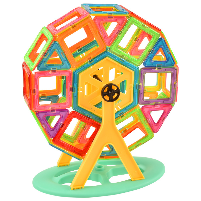 Children's Varied Magnetic Film suit Baby Early Education Educational Toys Boys and Girls Assembled Puzzle Building Blocks Magnetite