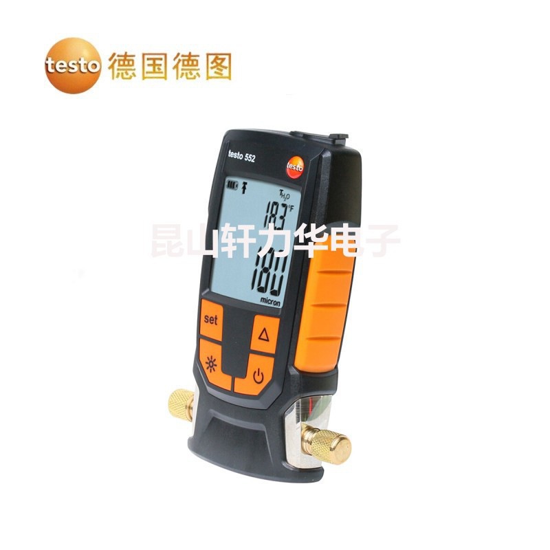 Testo Testo552 Vacuum Gauge Digital Pressure Gauge Vacuum Gauge Refrigeration and Heat Pump System Digital Vacuum Gauge