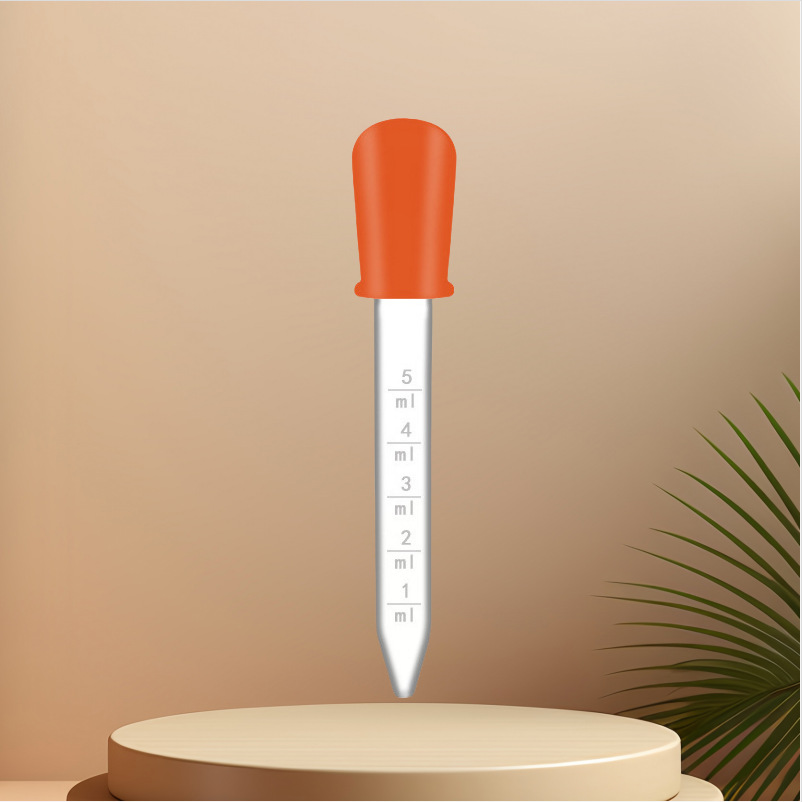 Silicone dropper children's baby anti-choking medicine feeder 5ml with scale dropper multifunctional baby medicine feeder
