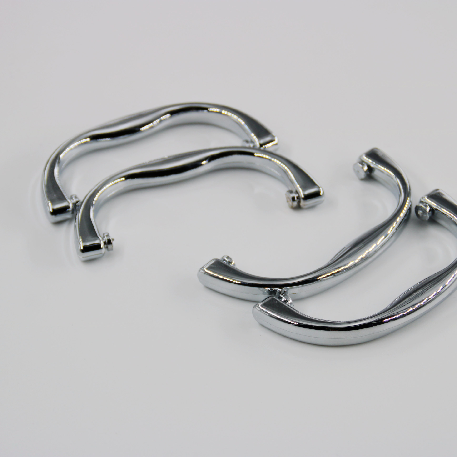 Tool Box Handle Medical Medicine Box Cosmetic Box Handle Plastic Handle Silver Size Hong Kong 92*42mm