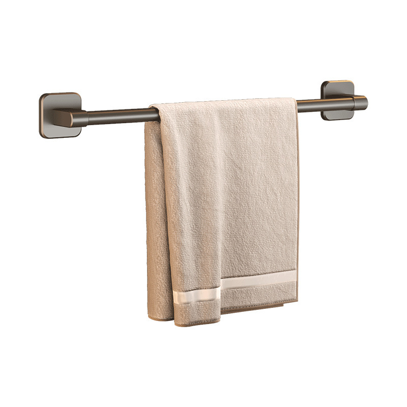 Towel rack bathroom punch-free wall-mounted storage rack bathroom towel single rod toilet toilet storage rack