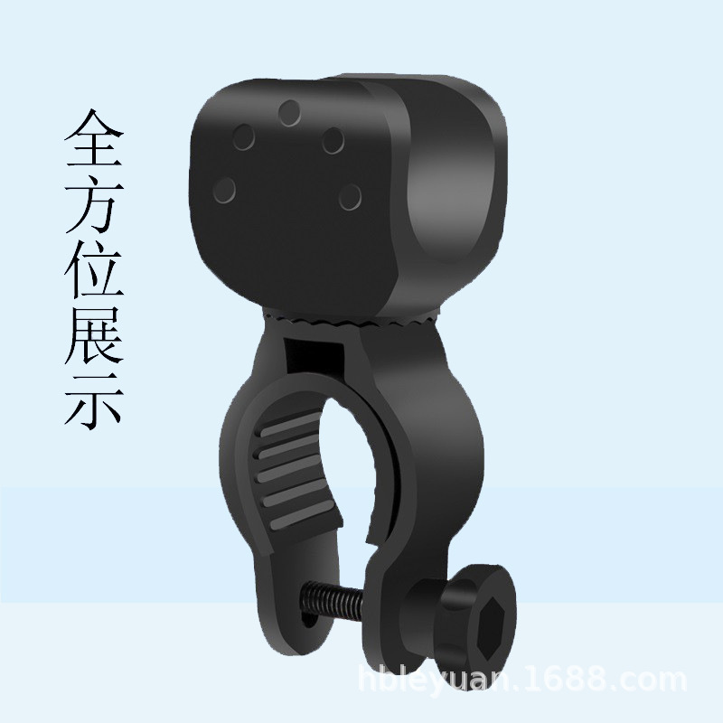 Держатель для велосипедного света, зажим для фонарика, зажим для света, 360-градусный U-образный поворотный зажим для автомобиля, фиксированный зажим для рамы