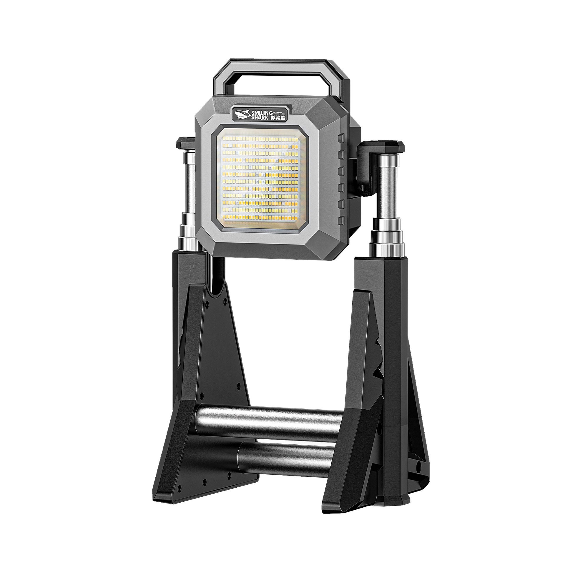Outdoor super bright floodlight work telescopic support projection light night construction light strong light emergency lighting