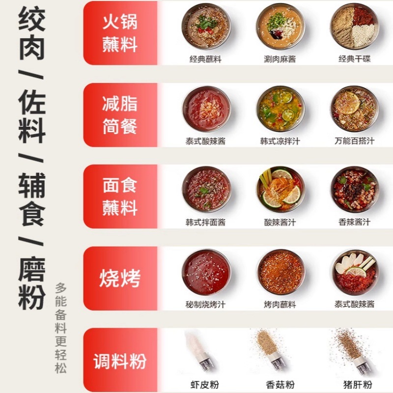 Japanese Apixintl Anben Small Meat Grinder Household Automatic Garlic Crusher Spice Grinder