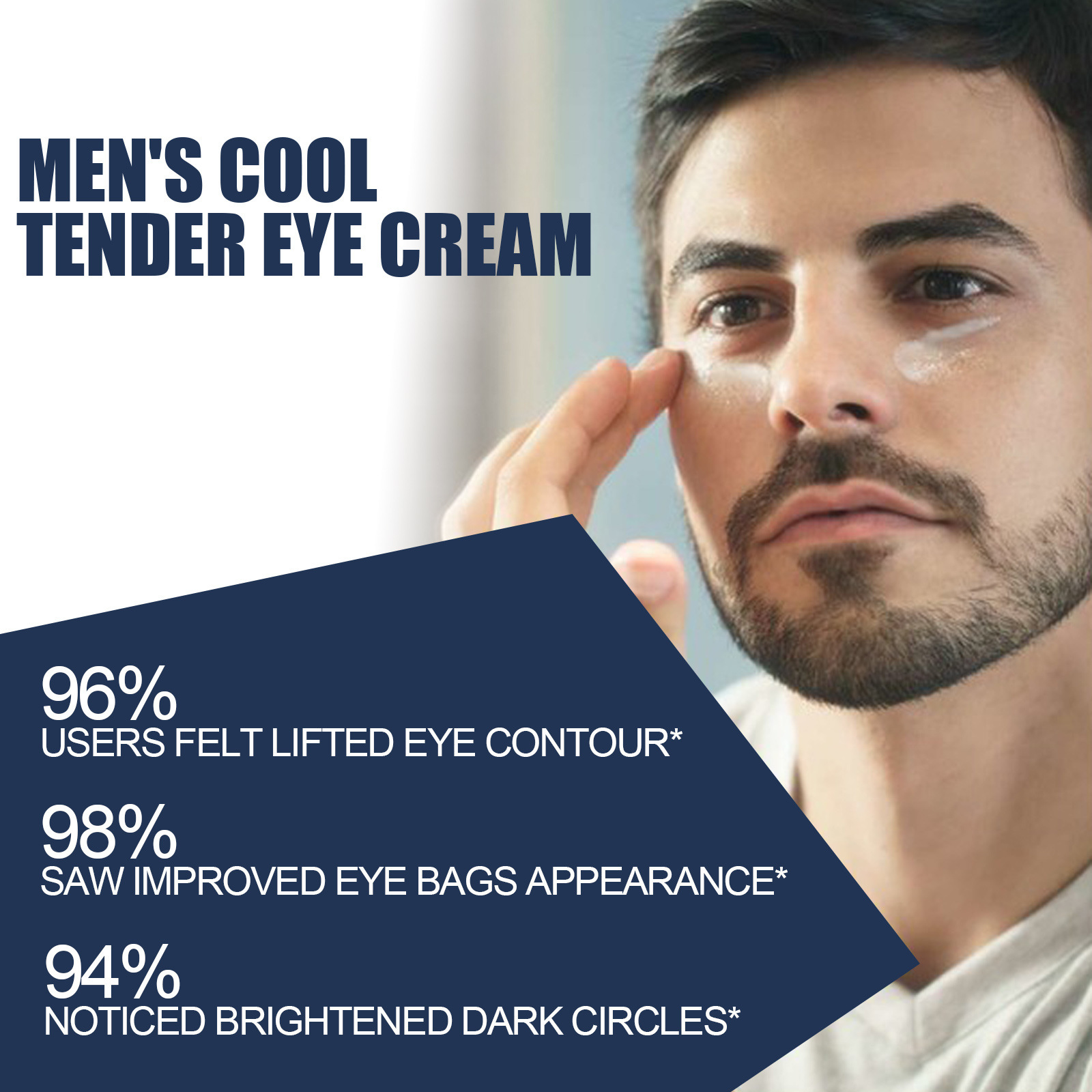 Cross-Border Men's Care Eye Cream Is Gentle, Moisturizing and Non-Greasy, Improves Dryness and Moisturizes the Skin Around the Eyes, Is Delicate and Easy to Use