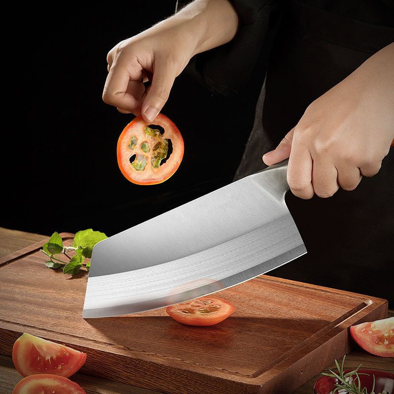 High-Hardness Stainless Steel Forged Kitchen Knife for Home Use, Sharp Slicing Knife, Meat Cutting Knife, Steel Chef's Knife
