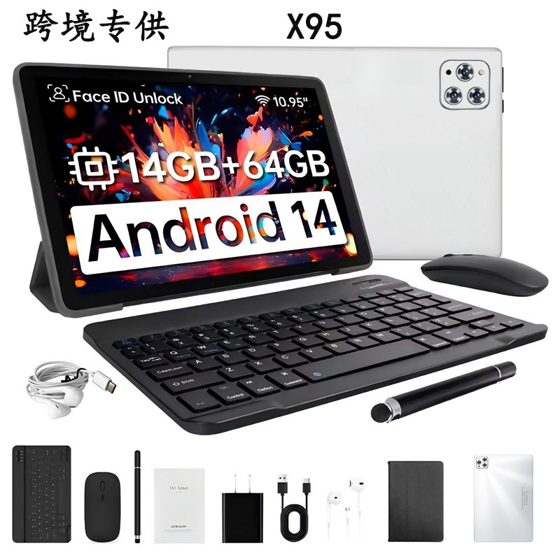 Кросс-бордовый популярный продукт производитель оптовый планшет 10 дюймовый планшет компьютер X95 две сим-карты двойной режим ожидания с функцией вызова и умным Bluetooth