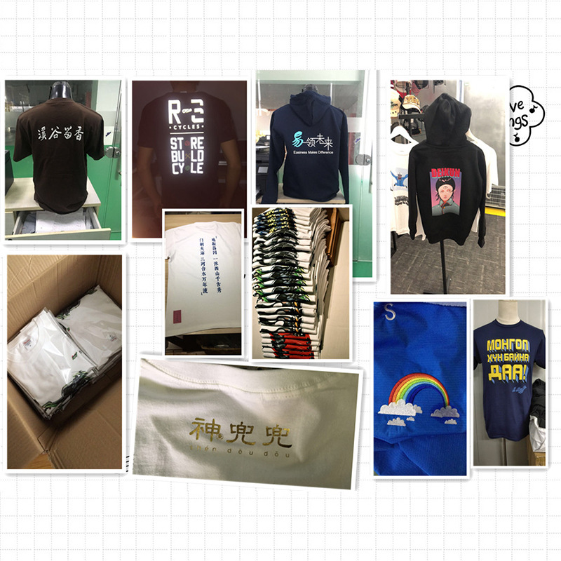 Printing Embroidery Flower Processing Brother Pro Digital Direct Injection Screen Printing White Ink Heat Transfer Oem Printing