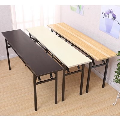 Folding Activity Desk Office Meeting Room Learning and Training Table Outdoor Stall Simple Portable Long Dining Table