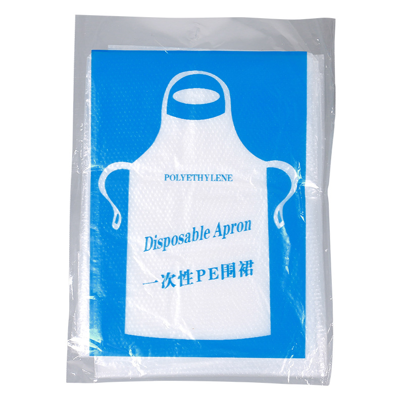 Disposable apron wholesale catering hot pot restaurant barbecue apron guest dedicated waterproof and oil-proof independent packaging bib