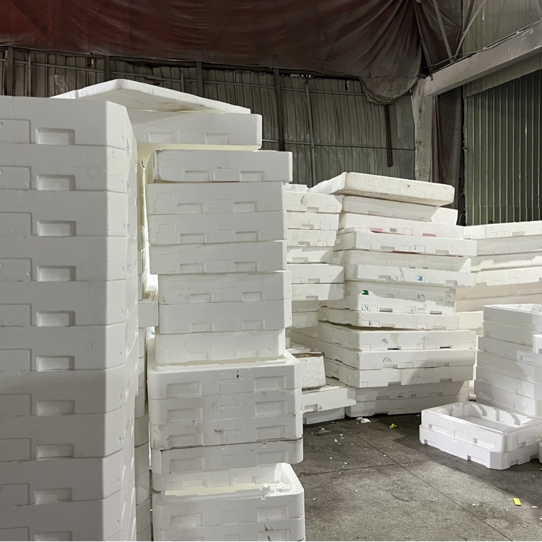 Foam Recycled Material Eps Recycled Material Large White Material Lunch Box Tpr Shoe Material Special Material 80 Mesh Foam Material