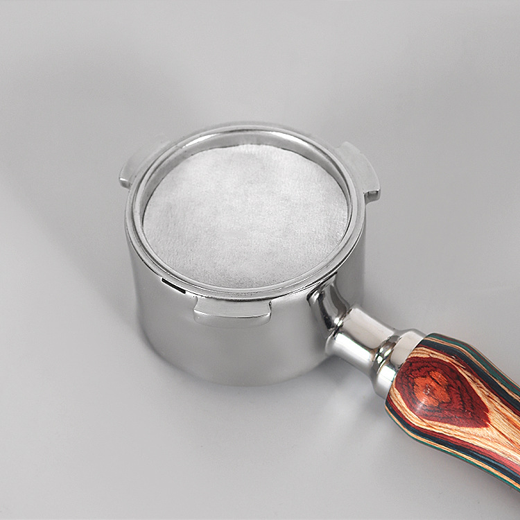 Powder bowl filter paper round imported secondary water distribution filter paper espresso coffee machine handle filter mesh 51/53/58mm