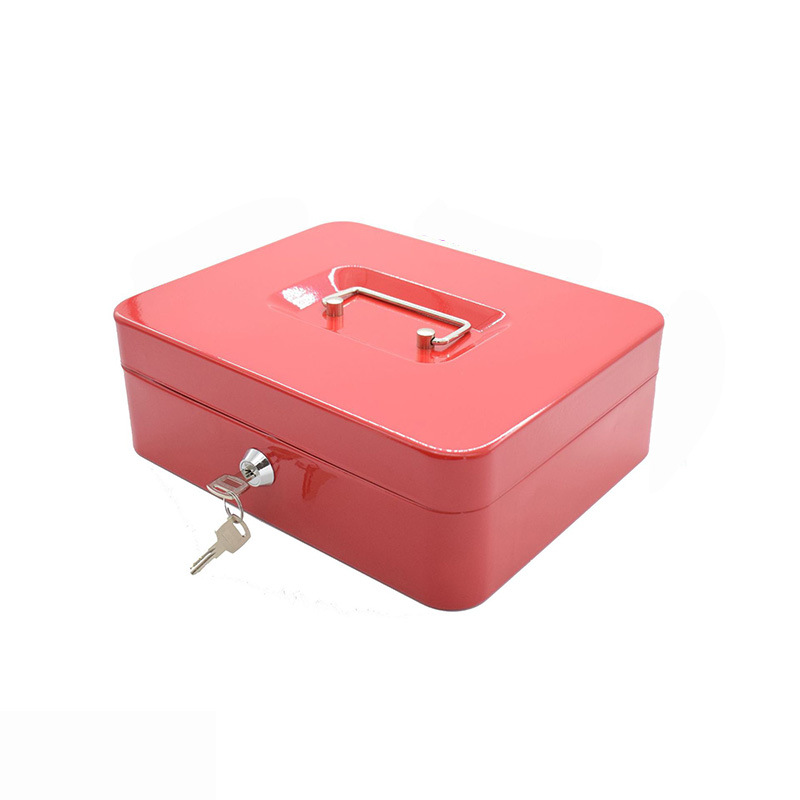 Customized Household Money Box for Storing Money, Cash Register Box, Key Password Box, Key Box, Portable Metal Money Box with Key