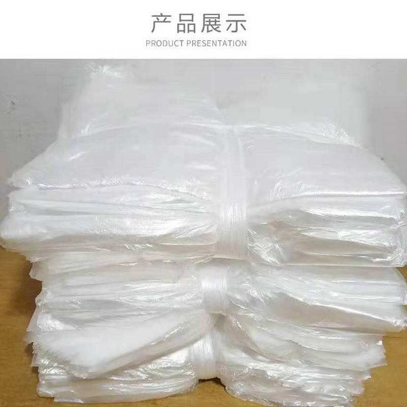 Wholesale Black and White Flat Bags for Hotel Guest Rooms, Small Plastic Bags for Home Hospitality and Commercial Use