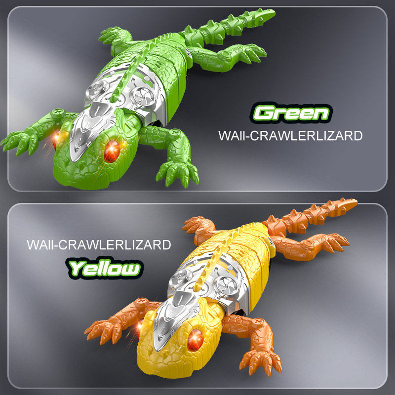 Cross-Border Amazon Luminous Lizard Wall Climbing Car Remote Control Car Children's Bionic Electric Wall Climbing Gecko Toy