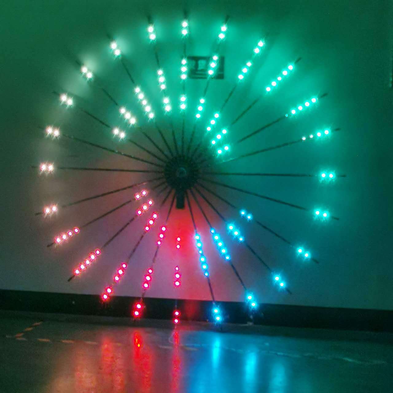 Cross-Border Led Program Fireworks Light 5V Magic Light Strip Voice-Activated Pattern Fireworks Light Atmosphere Light Indoor Decoration Light