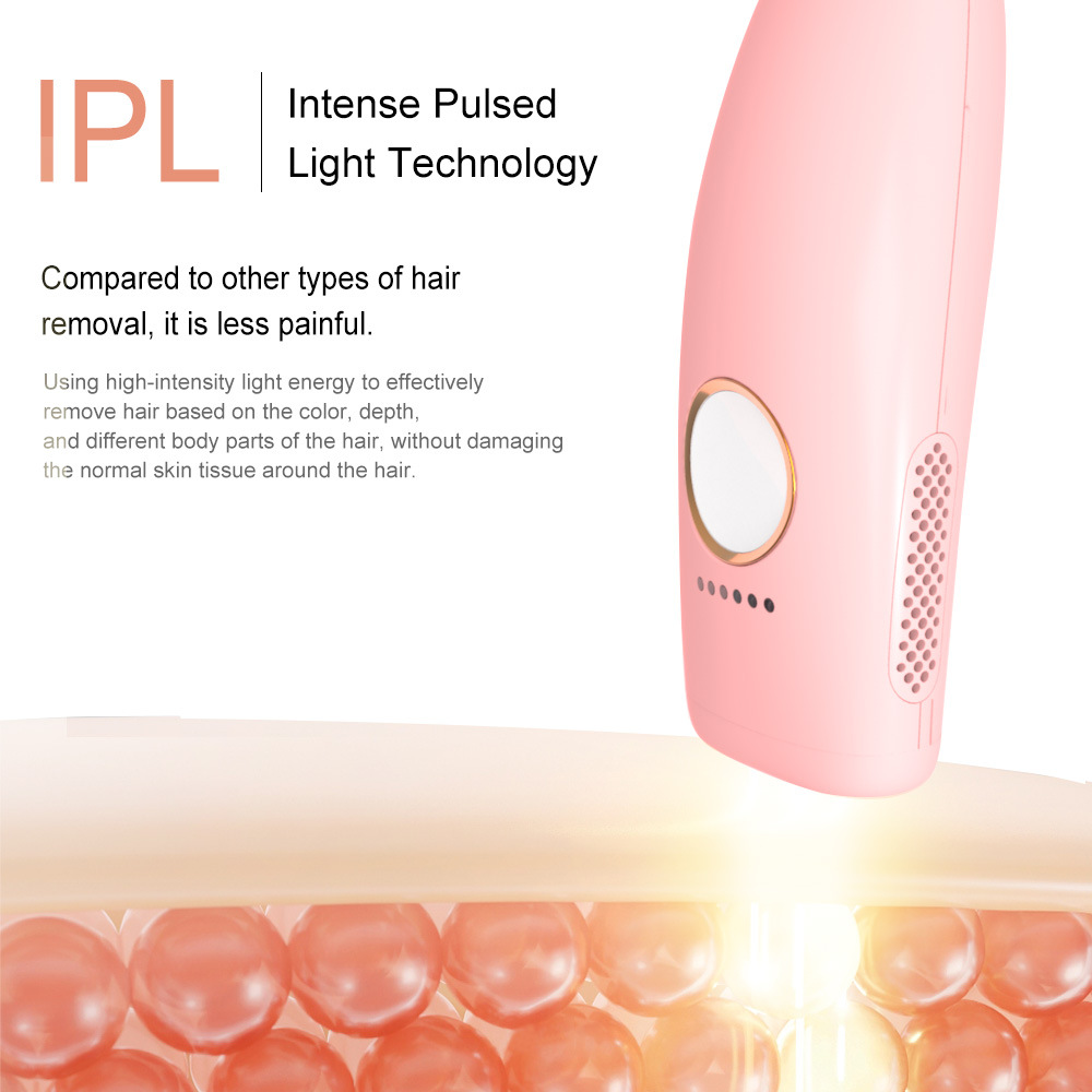 Cross-Border Export Quartz Tube Portable Pulse Laser Ipl Hair Removal Device for Home Use Painless Hair Removal Beauty Device for the Whole Body
