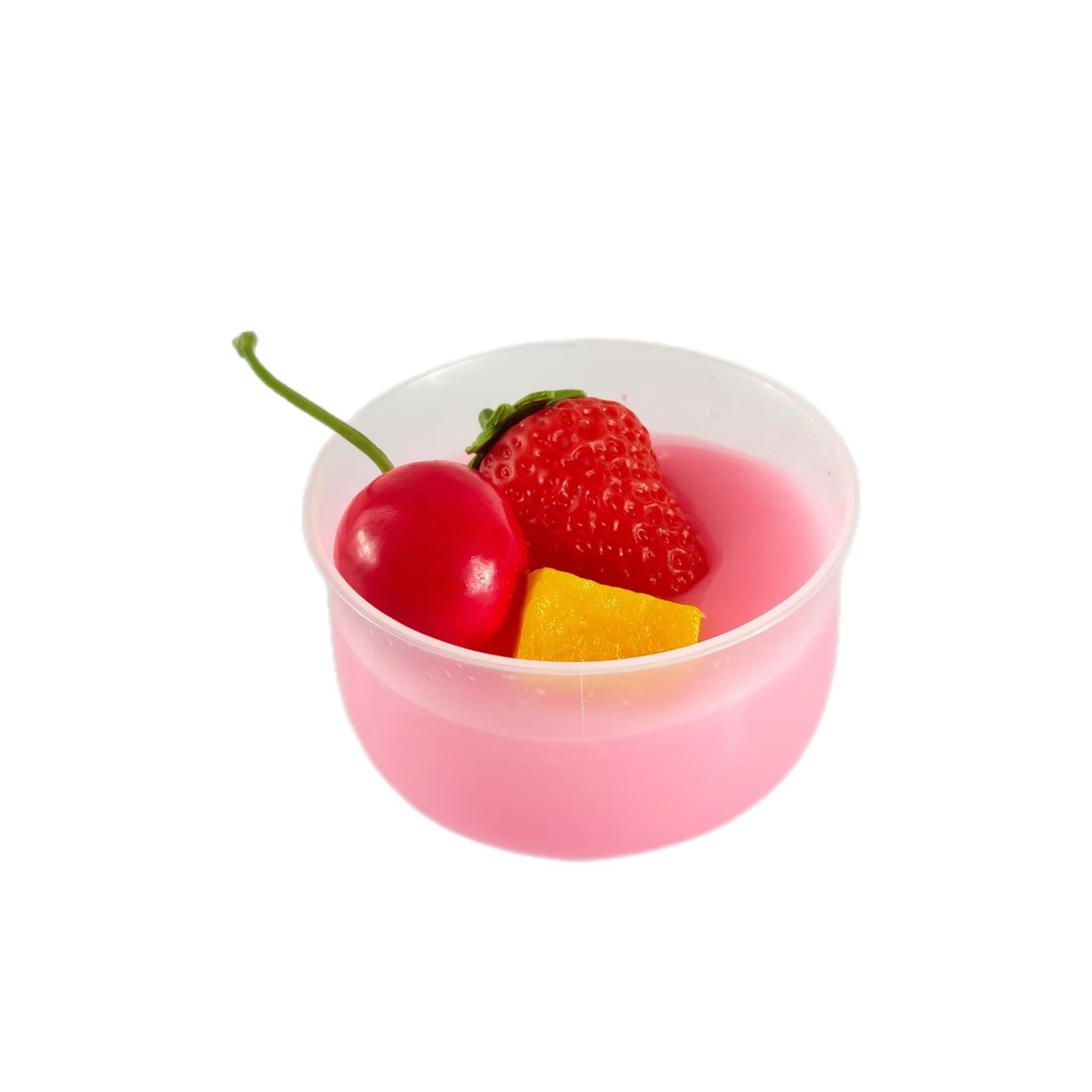 Japanese-Style Chubby Cup Soufflé Caramel Oven-Safe Egg Pudding Cup Disposable Pp High-Temperature Resistant Plastic Cup