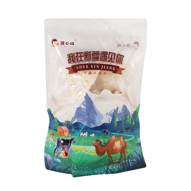 [Xinjiang specialty] Xinjiang heart region lasagna milk skin 500g mixed flavor fried rice net red snack fruit milk cover