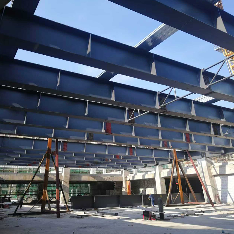 Steel Structure Workshop Construction and Processing, Light Villa Steel Beams, Steel Columns, Columns, Beams, H-Shaped Link Beams, Guardrail Processing