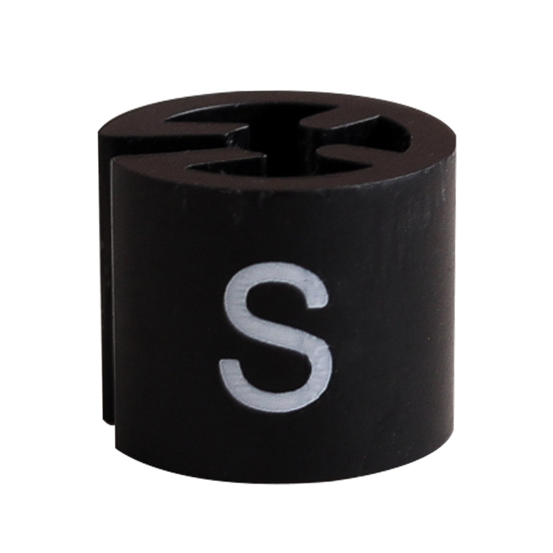 Transparent Letter Plastic Hanger Size Clips, Clothing Store-Specific Size Rings, Label Clips, Manufacturer's Double-Sided Clips