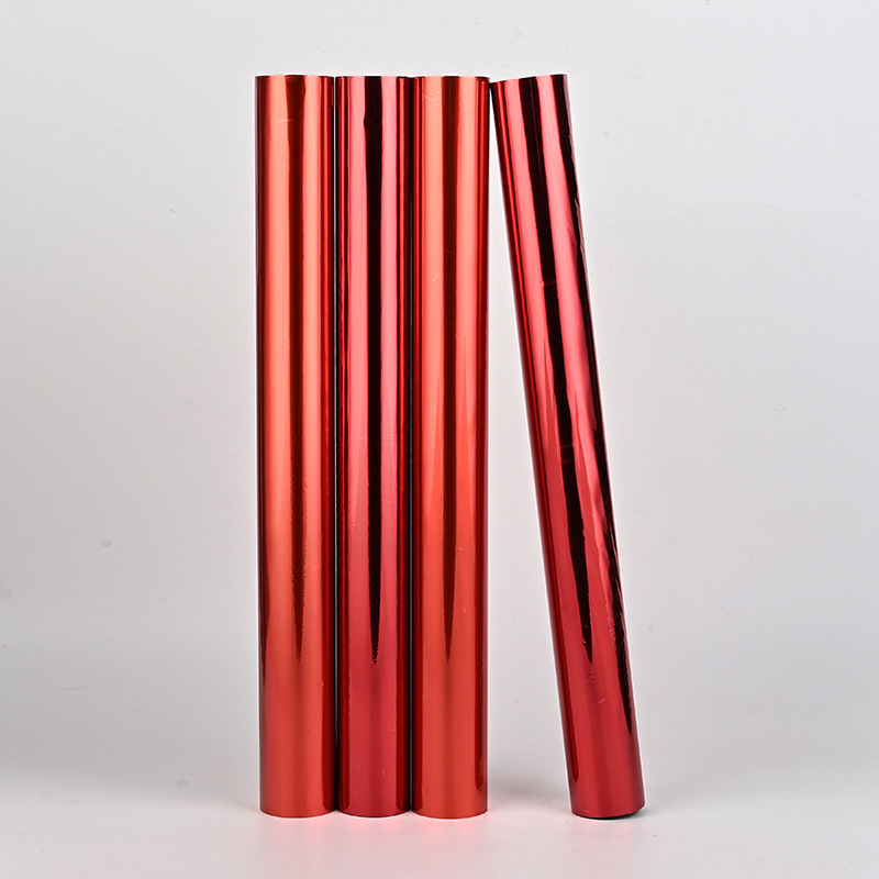 Cross-Border Supply Hot Stamping Paper Full Roll DIY Red Handmade Hot Stamping Paper Hot Stamping Foil Transfer Film