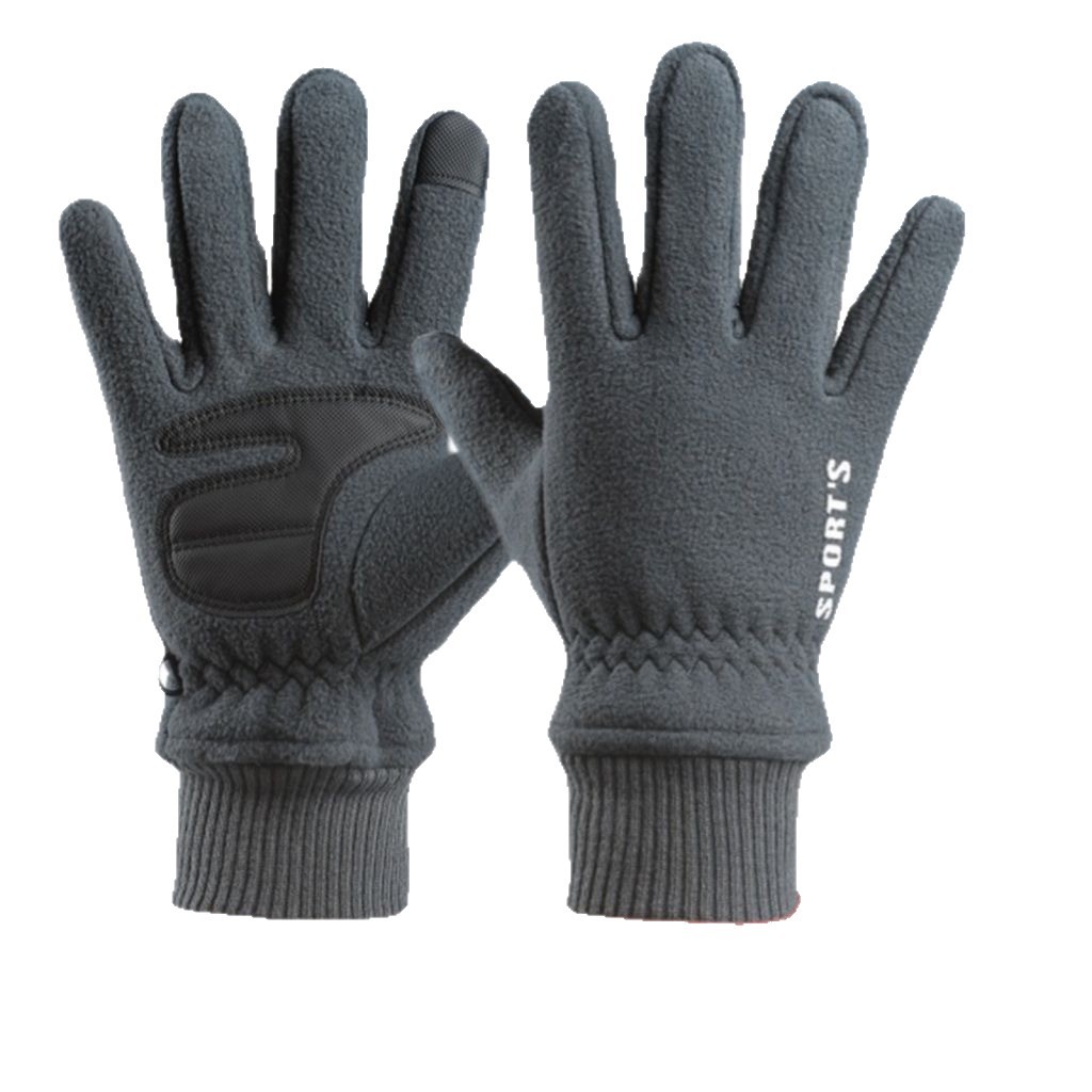 Cycling Gloves for Men and Women in Winter Electric Vehicles Waterproof, Windproof and Cold-Proof Touch Screen Driving Fleece-Lined Thickeneded Warm Gloves