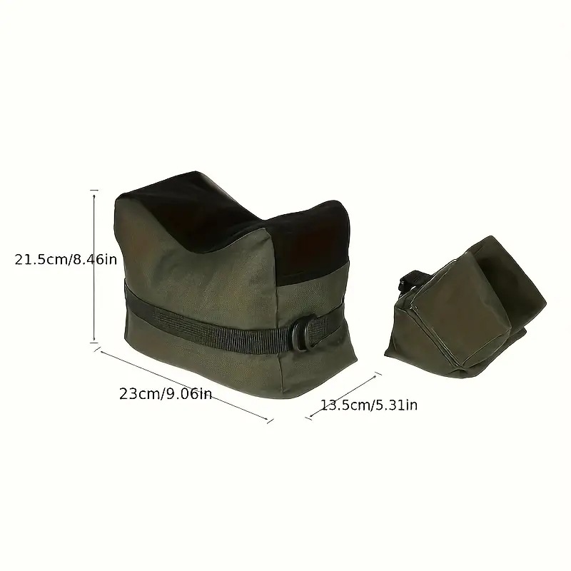 Outdoor Tactical Sandbag Support Bag Sight Sandbag Fillable Sandbag Toy Bag Support Canvas