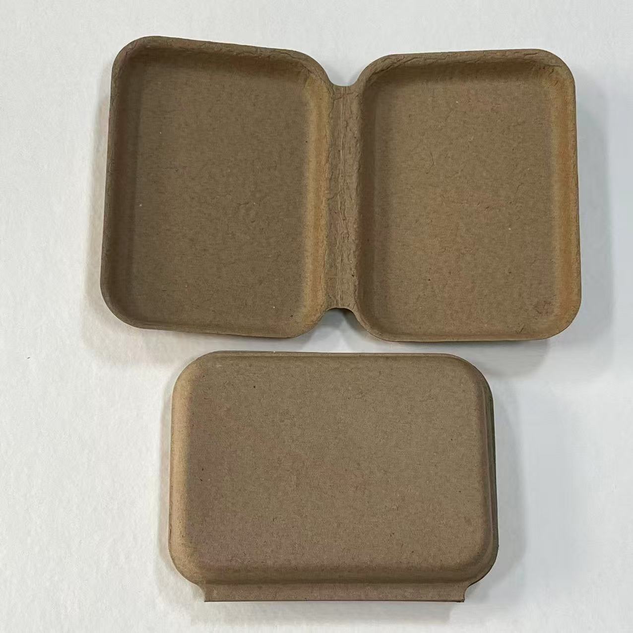 Environmentally Friendly Degradable White Puree Jewelry Box Packaging Accessories Daily Necessities Spot Ring Handmade Soap Paper Plastic Box