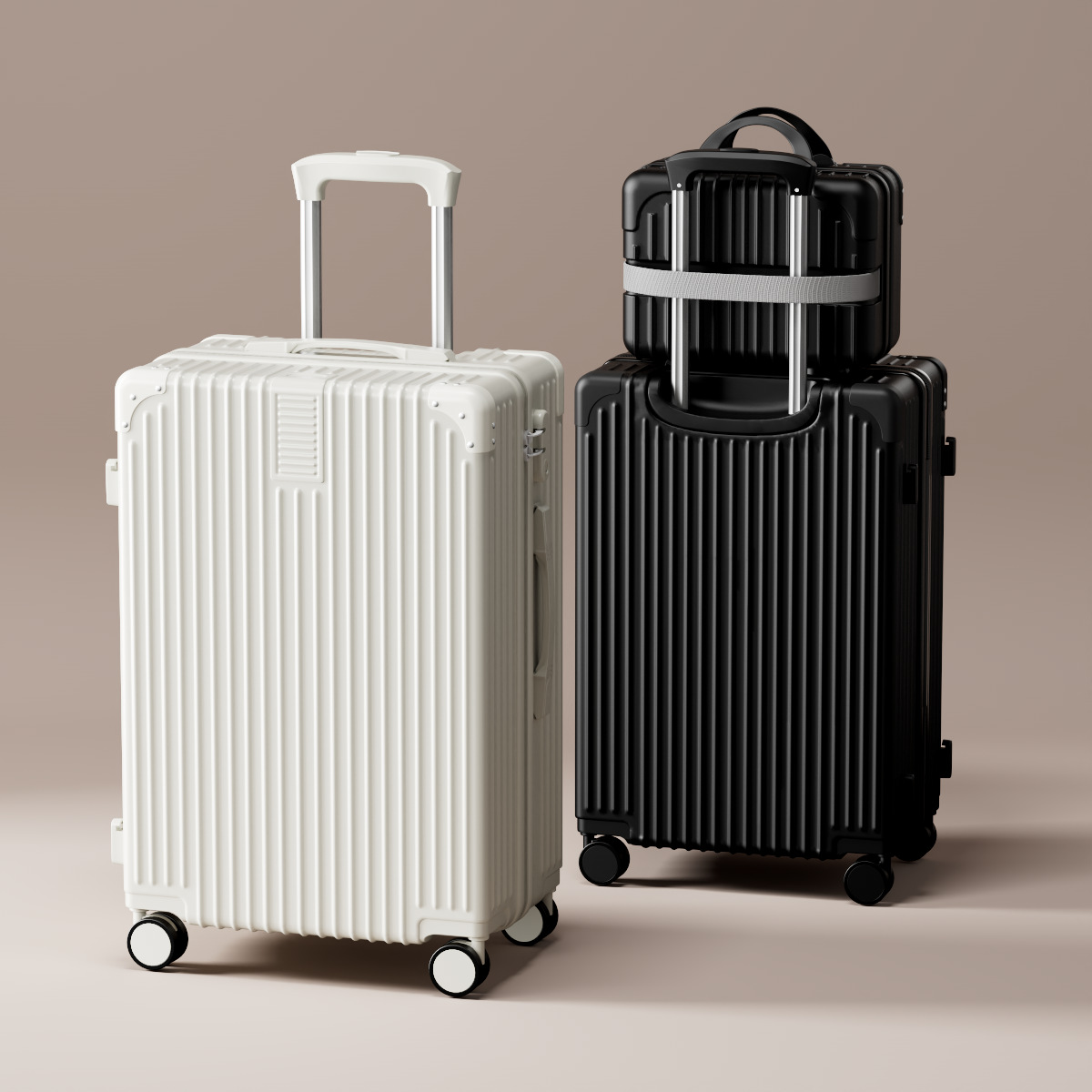 Новый ретро чемодан, универсальные колеса, мужской, прочный, с паролем, для путешествий, большой ёмкости, модный