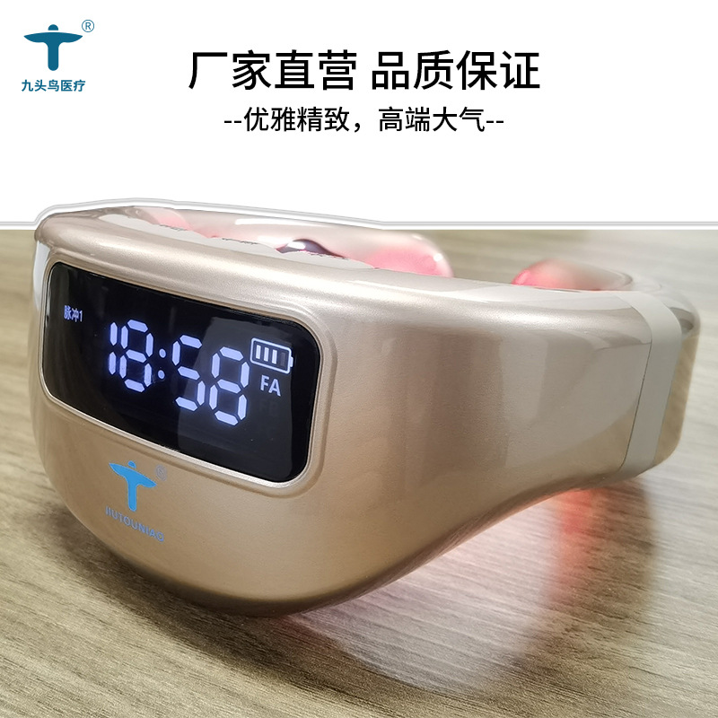 Nine-Headed Bird Neck Semiconductor Laser Therapy Device for Cardiovascular and Cerebrovascular Diseases, High Blood Pressure, Cerebral Infarction, Coronary Heart Disease, and Physiotherapy Device for Longevity