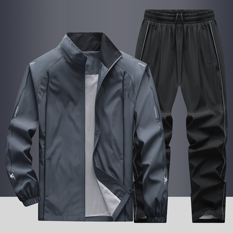 Форменная одежда для осени и зимы, спортивные костюмы, униформа с воротником, комплект из двух частей 50D Complex