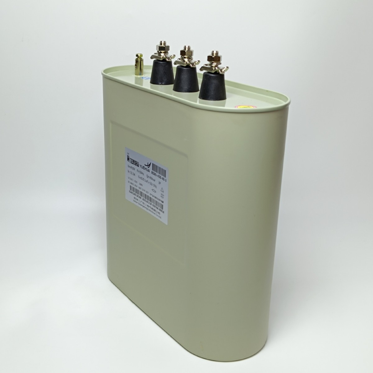 Yuehua Juhua Power Compensation Capacitor Bsmj0.45-40-3 450V51.3A40Kvar Original Genuine