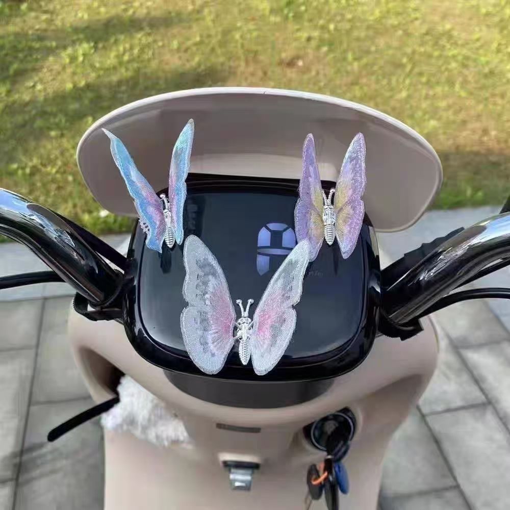 Shake Sound Explosions Moving Butterfly Car Ornaments Car Car Interior Ornaments Ornaments Central Console Healing Ornaments